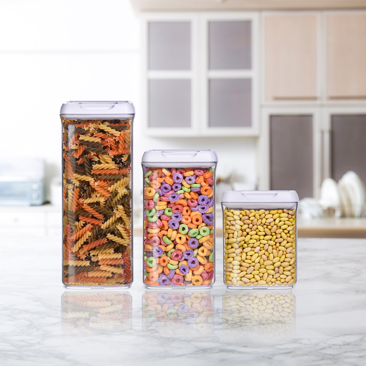 Contenedores Herméticos de Almacenamiento Gourmet Set 3pz.