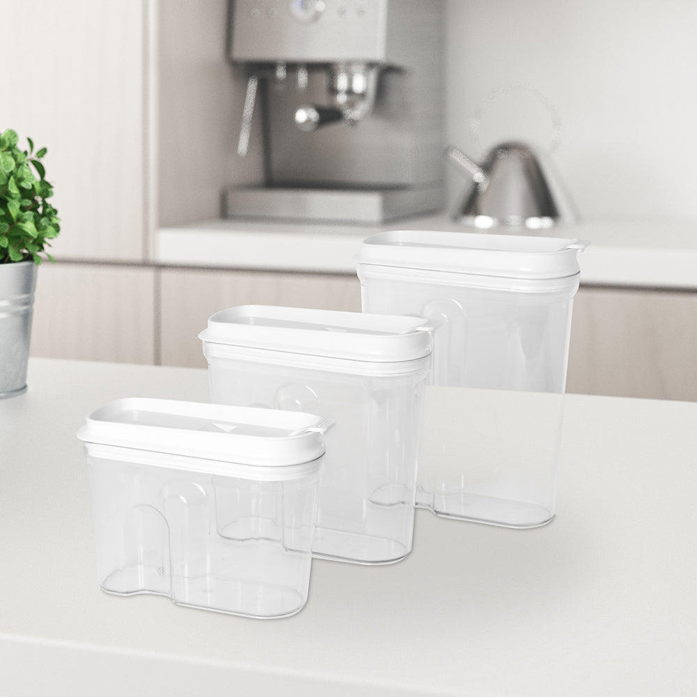 Cereal storage conteiner set. 3 pz chico