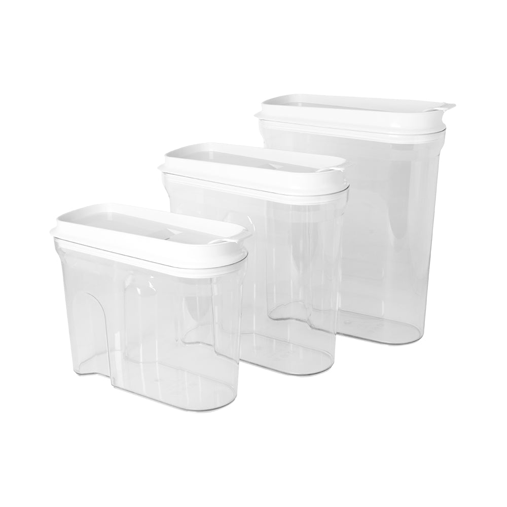 Cereal storega conteniner set de 3 grande