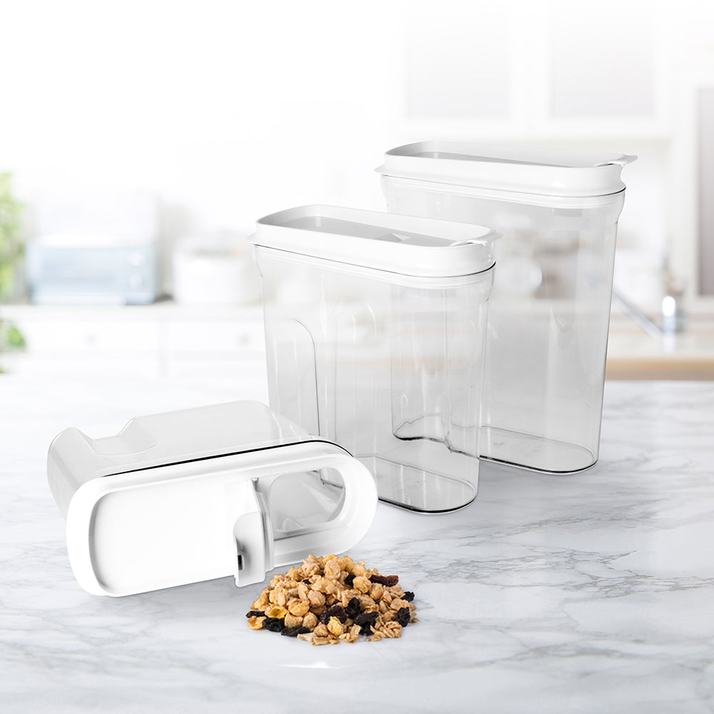 Cereal storega conteniner set de 3 grande