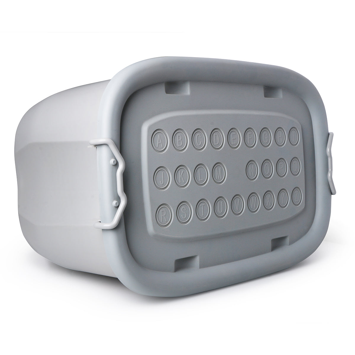 Cajas organizadoras de plástico con ruedas.