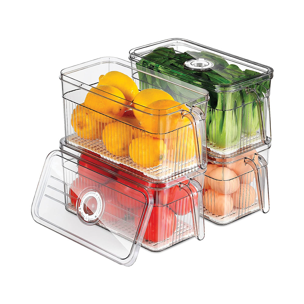 Organizador de refrigerador para alimentos 4pz