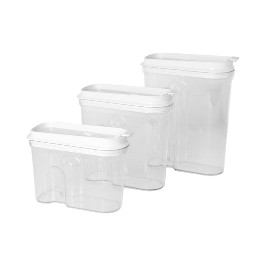 Cereal storage conteiner set. 3 pz chico