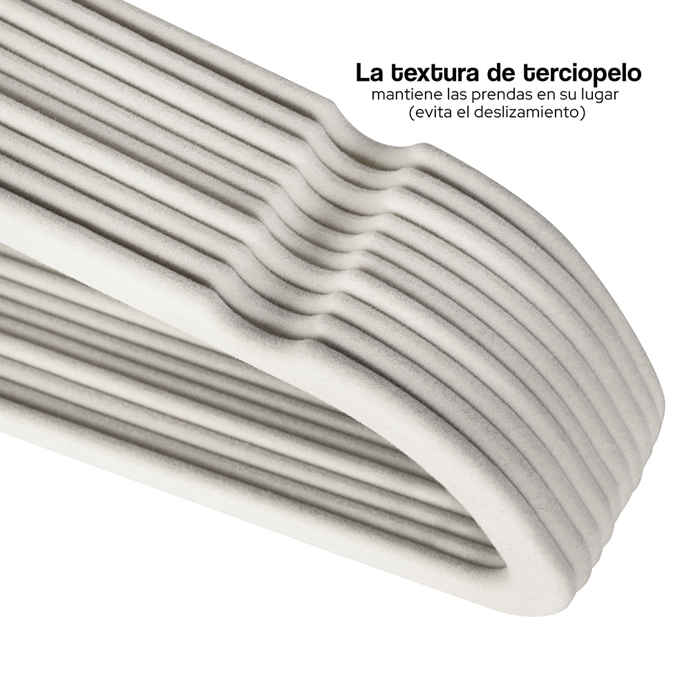 Ganchos Antideslizantes con terciopelo