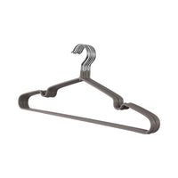 METAL CLOTHES HOOKS WITH PVC COVER - 10 PIECES.