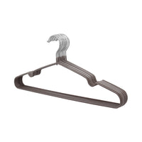 METAL CLOTHES HOOKS WITH PVC COVER - 10 PIECES.