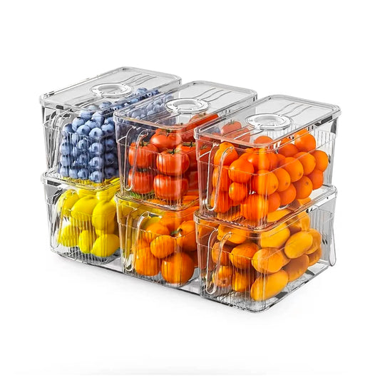 Organizador de refrigerador para alimentos 6pz