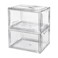 MEGAN STACKABLE SHOE RACK - 2 PIECES.