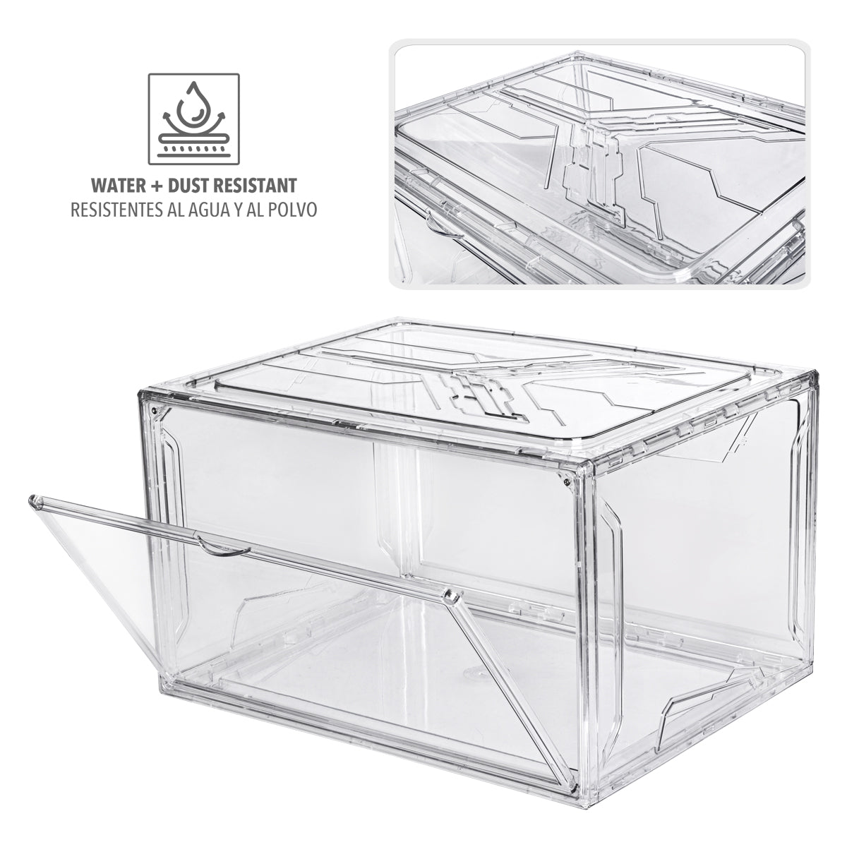 MEGAN STACKABLE SHOE RACK - 2 PIECES.